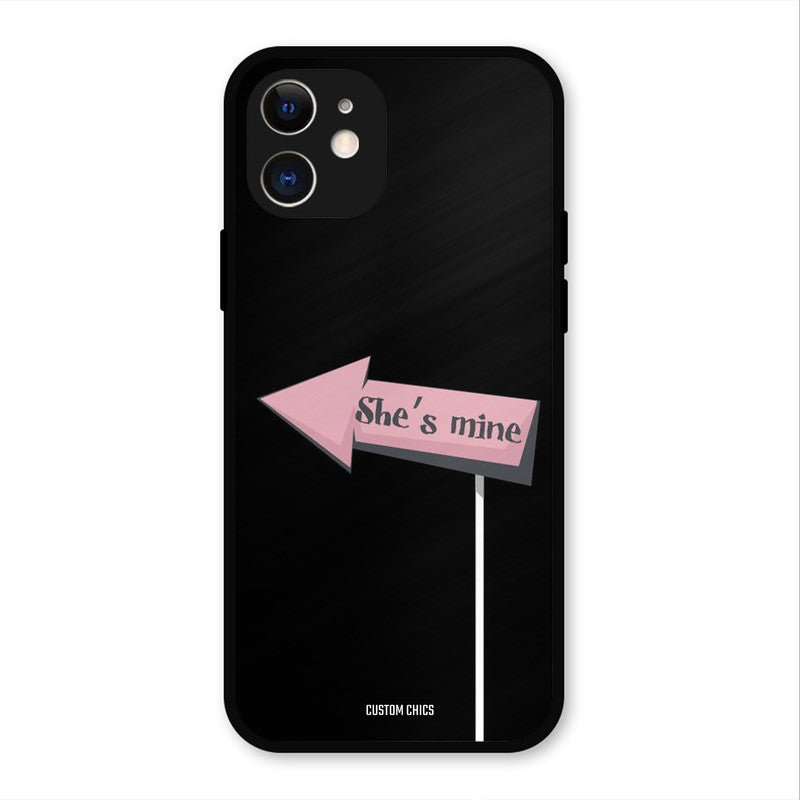 She Is Mine iPhone 12 Mobile Back Cover - Cute PrintShield Case