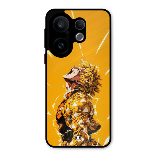Shouting Zenitsu Vivo X200 FE Mobile Back Cover - Anime PrintShield Case