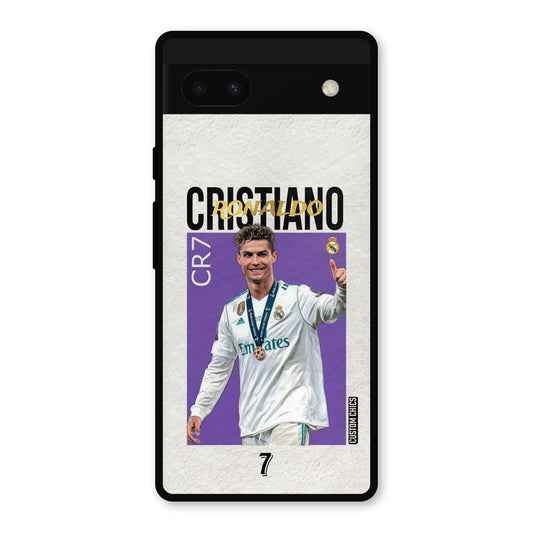 Star Ronaldo Google Pixel 6a Mobile Back Cover - Sports PrintShield Case