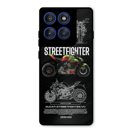 Streetfighter Bike Motorola Edge 60 Pro Mobile Back Cover - Car&Bike PrintShield Case