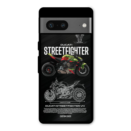 Streetfighter Bike Google Pixel 7 Mobile Back Cover - Car&Bike PrintShield Case