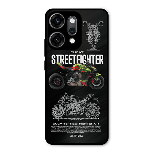 Streetfighter Bike Oppo Reno 14 Pro Mobile Back Cover - Car&Bike PrintShield Case
