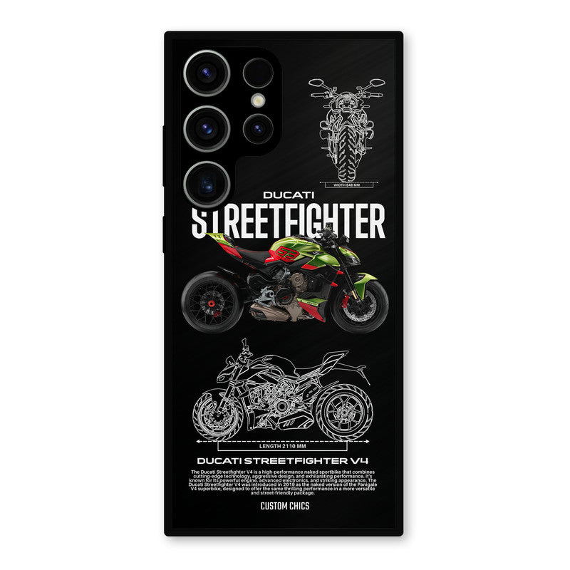 Streetfighter Bike Samsung Galaxy S23 Ultra Mobile Back Cover - Car&Bike PrintShield Case