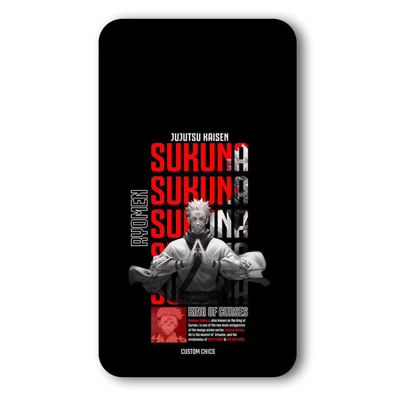 Sukuna Typo Case – Premium PrintShield Mobile Cover