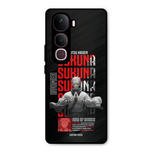 Sukuna Typo Vivo Y400 Pro Mobile Back Cover - Anime PrintShield Case