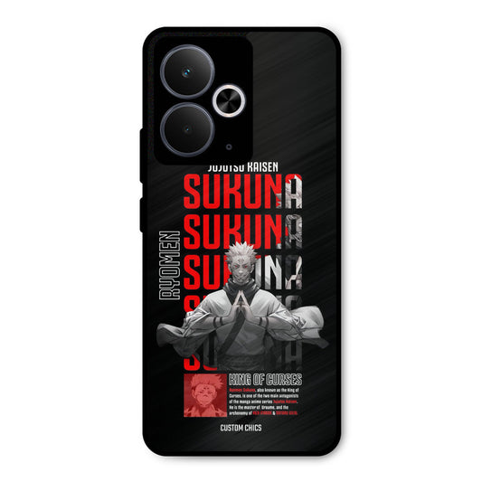 Sukuna Typo Realme 14T Mobile Back Cover - Anime PrintShield Case