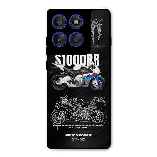 Super Blue Bike Motorola Edge 60 Pro Mobile Back Cover - Car&Bike PrintShield Case