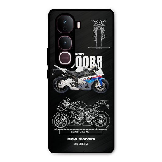 Super Blue Bike Vivo Y400 Pro Mobile Back Cover - Car&Bike PrintShield Case