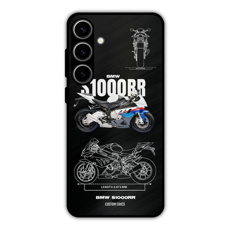 Super Blue Bike Samsung Galaxy S24 Plus Mobile Back Cover - Car&Bike PrintShield Case