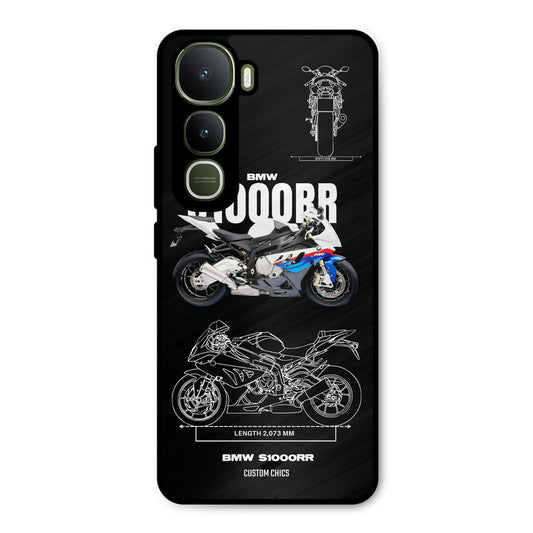 Super Blue Bike Vivo Y400 Mobile Back Cover - Car&Bike PrintShield Case