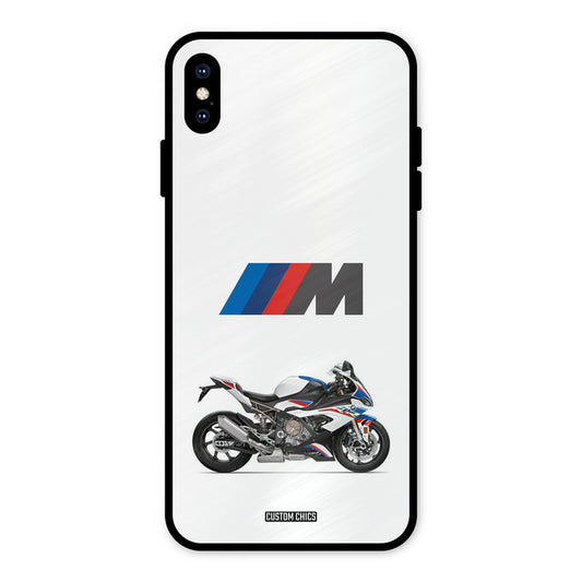 Super Sports Blue Bike iPhone XS Max Mobile Back Cover - Car&Bike PrintShield Case