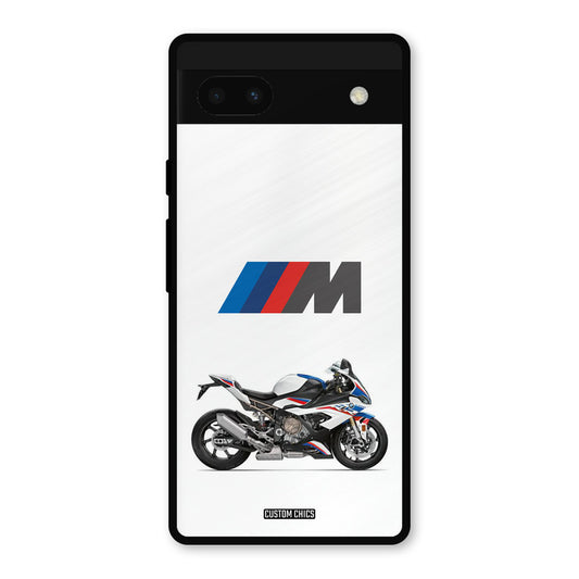 Super Sports Blue Bike Google Pixel 6a Mobile Back Cover - Car&Bike PrintShield Case