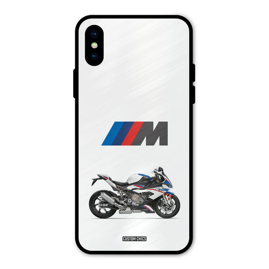 Super Sports Blue Bike iPhone XS Mobile Back Cover - Car&Bike PrintShield Case
