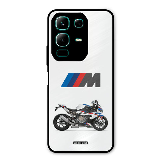 Super Sports Blue Bike Infinix Note 50x Mobile Back Cover - Car&Bike PrintShield Case
