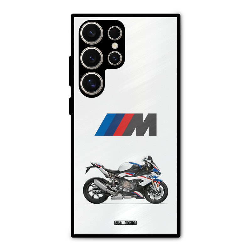 Super Sports Blue Bike Samsung Galaxy S24 Ultra Mobile Back Cover - Car&Bike PrintShield Case