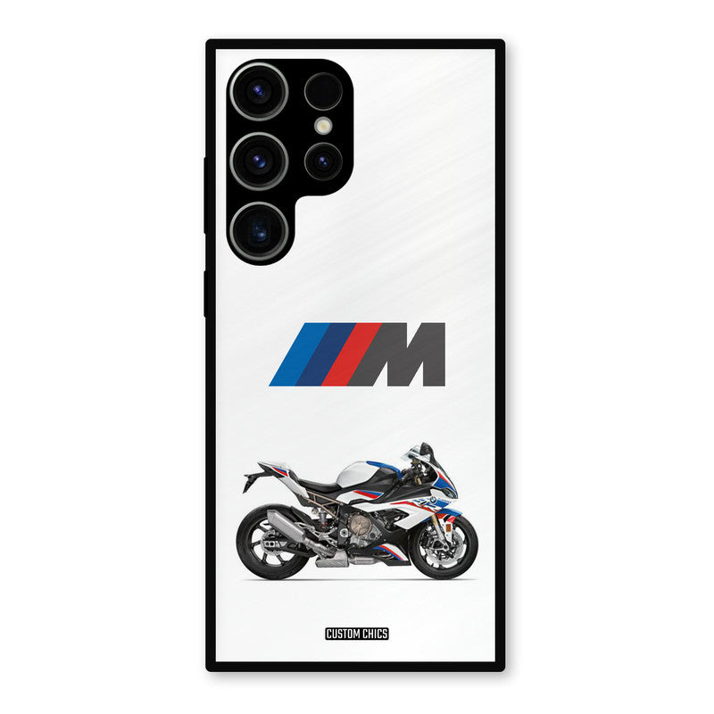 Super Sports Blue Bike Samsung Galaxy S23 Ultra Mobile Back Cover - Car&Bike PrintShield Case