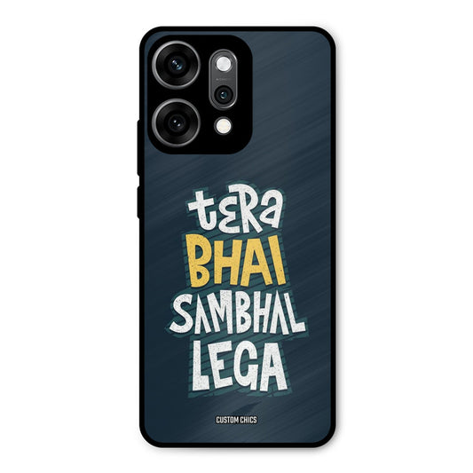 Tera Bhai Oppo Reno 14 Pro Mobile Back Cover - Typography PrintShield Case