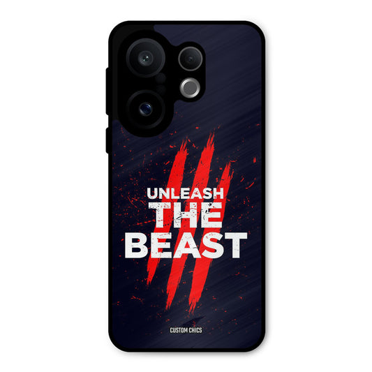 The Beast Vivo X200 FE Mobile Back Cover - Typography PrintShield Case