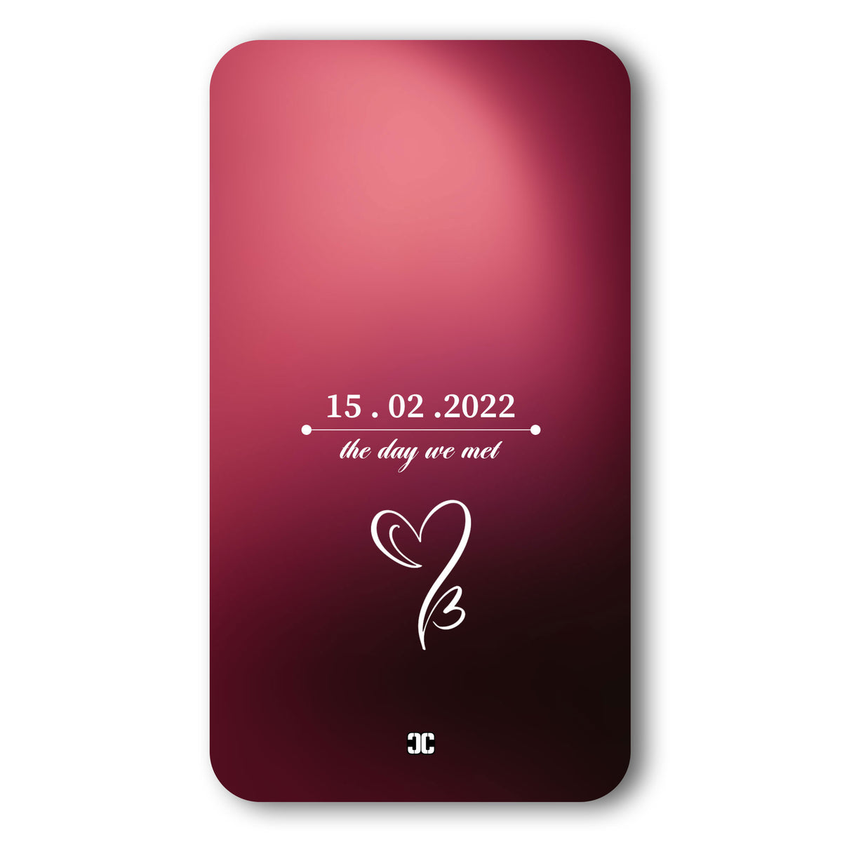 The Day We Met Case – Premium PrintShield Mobile Cover