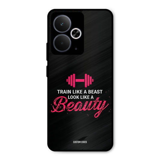 Train Like Beast Realme 14T Mobile Back Cover - Typography PrintShield Case