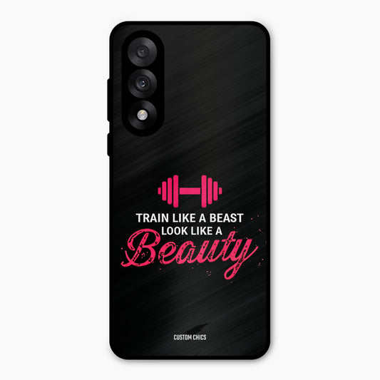 Train Like Beast Oneplus Nord 5 Mobile Back Cover - Typography PrintShield Case