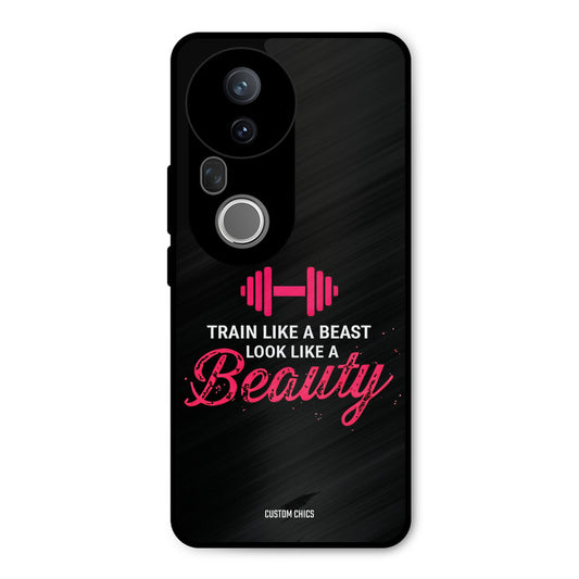 Train Like Beast Vivo T4 Ultra Mobile Back Cover - Typography PrintShield Case