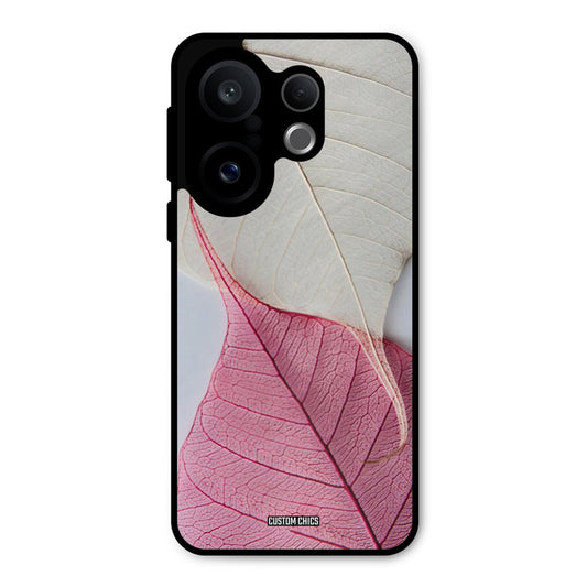 Transparent Leaf Vivo X200 FE Mobile Back Cover - Aesthetic PrintShield Case