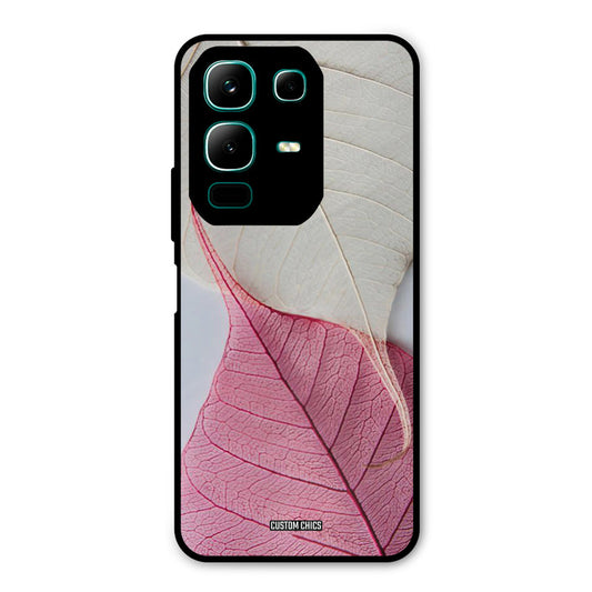 Transparent Leaf Infinix Note 50x Mobile Back Cover - Aesthetic PrintShield Case