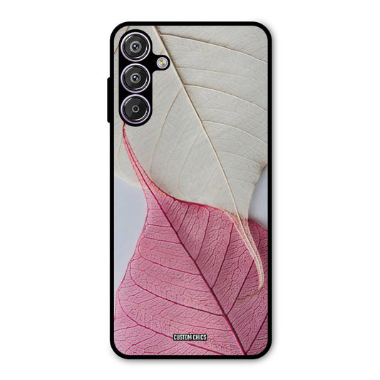 Transparent Leaf Samsung Galaxy M15 Mobile Back Cover - Aesthetic PrintShield Case
