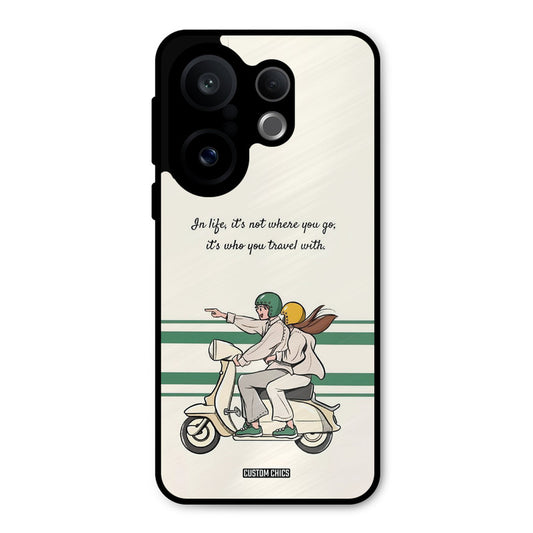 Travel Partner Vivo X200 FE Mobile Back Cover - Cute PrintShield Case