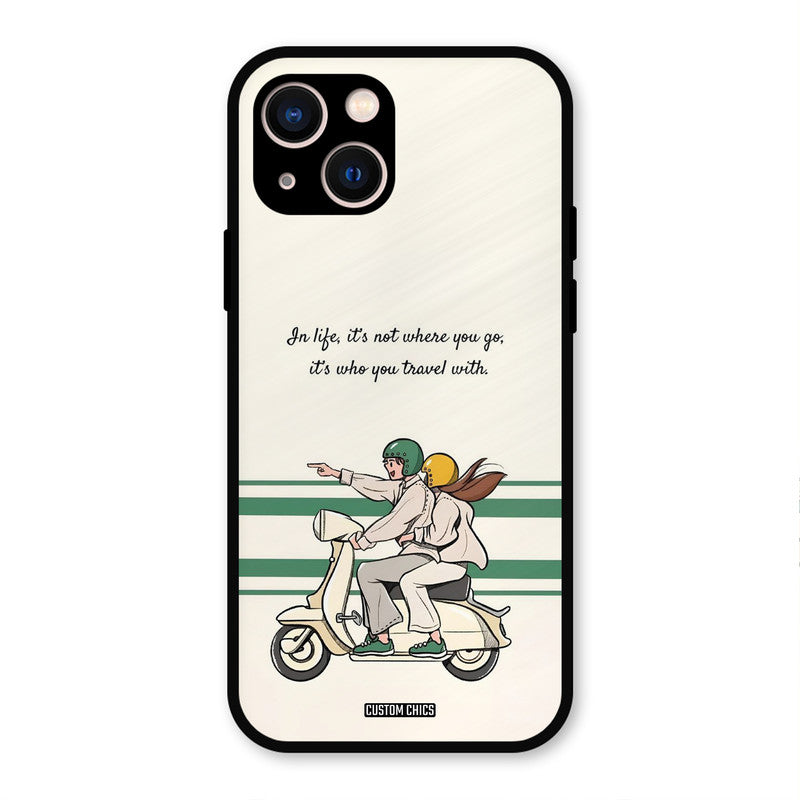 Travel Partner iPhone 13 Mobile Back Cover - Cute PrintShield Case