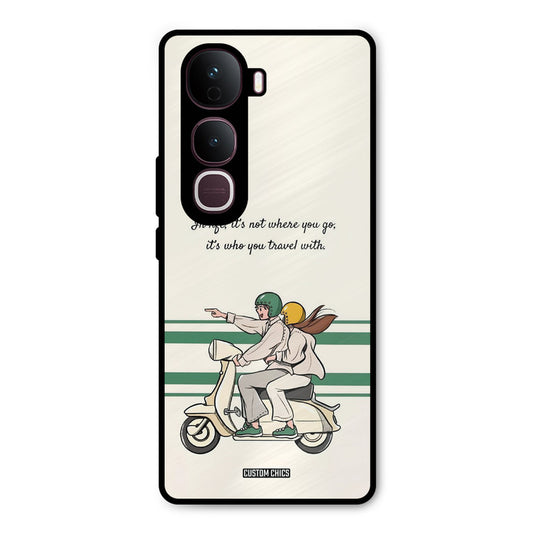 Travel Partner Vivo Y400 Pro Mobile Back Cover - Cute PrintShield Case