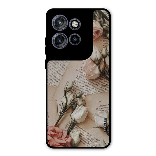 VIntage Flower Motorola Edge 50 Neo Mobile Back Cover - Aesthetic PrintShield Case