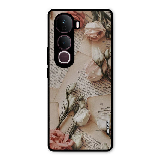 VIntage Flower Vivo Y400 Pro Mobile Back Cover - Aesthetic PrintShield Case