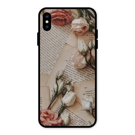 VIntage Flower iPhone XS Max Mobile Back Cover - Aesthetic PrintShield Case