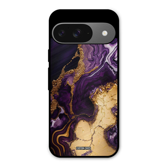 Viole Gold Google Pixel 9 Mobile Back Cover - Aesthetic PrintShield Case