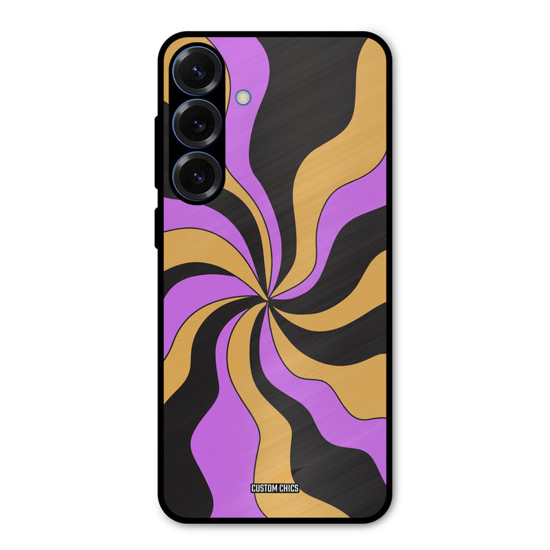 Wavy Stripes Samsung Galaxy S25 Plus Mobile Back Cover - Aesthetic PrintShield Case