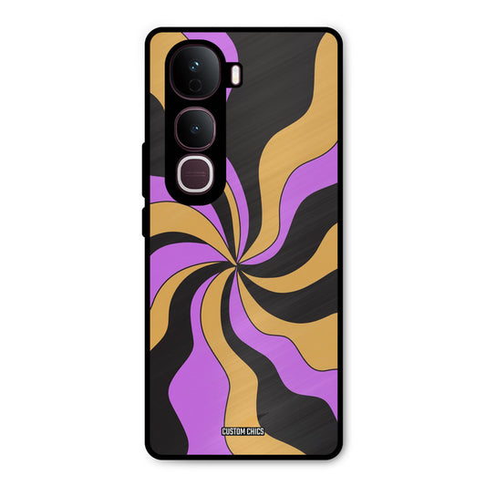 Wavy Stripes Vivo Y400 Pro Mobile Back Cover - Aesthetic PrintShield Case