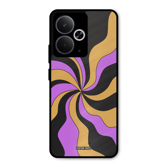 Wavy Stripes Realme 14T Mobile Back Cover - Aesthetic PrintShield Case