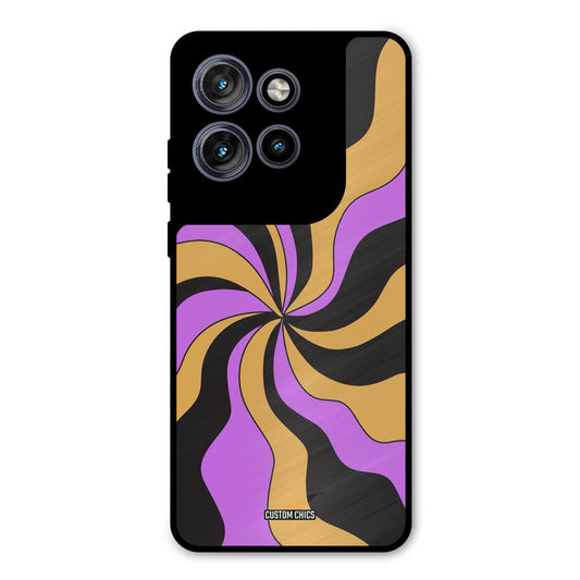 Wavy Stripes Motorola Edge 50 Neo Mobile Back Cover - Aesthetic PrintShield Case