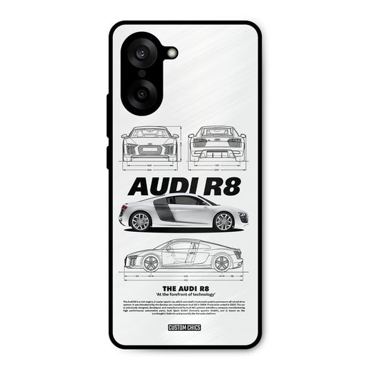 White Supercar Oneplus Nord CE5 Mobile Back Cover - Car&Bike PrintShield Case
