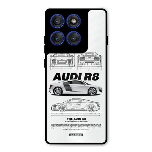 White Supercar Motorola Edge 60 Pro Mobile Back Cover - Car&Bike PrintShield Case