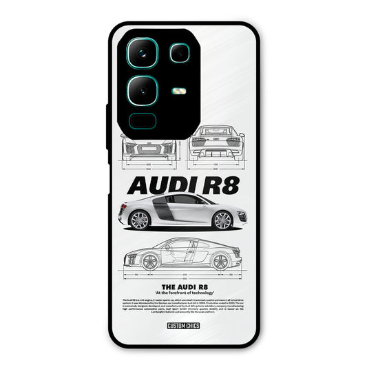 White Supercar Infinix Note 50x Mobile Back Cover - Car&Bike PrintShield Case