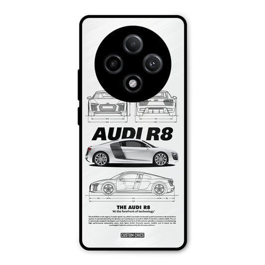 White Supercar Oppo F27 Pro Plus 5G Mobile Back Cover - Car&Bike PrintShield Case