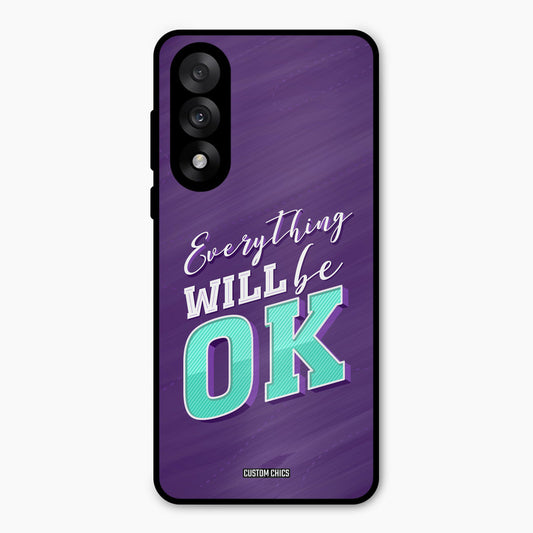 Will Be Ok Oneplus Nord 5 Mobile Back Cover - Typography PrintShield Case