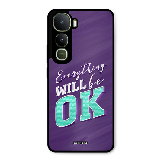 Will Be Ok Vivo Y400 Mobile Back Cover - Typography PrintShield Case