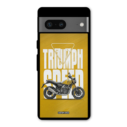Yellow Cruiser Google Pixel 7 Mobile Back Cover - Car&Bike PrintShield Case