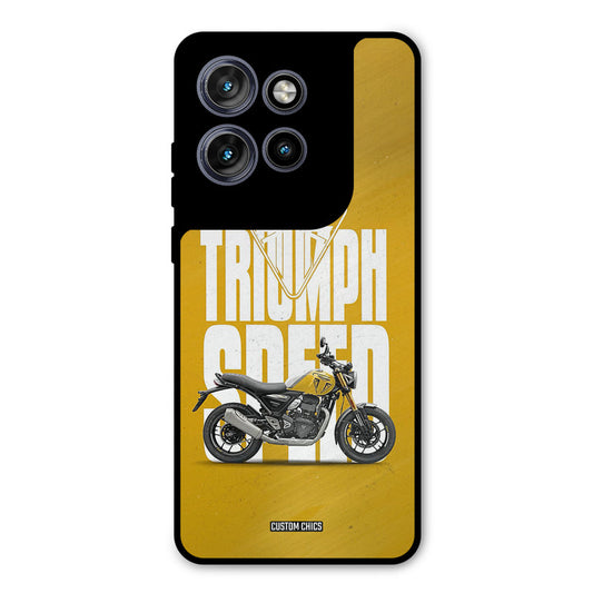 Yellow Cruiser Motorola Edge 50 Neo Mobile Back Cover - Car&Bike PrintShield Case