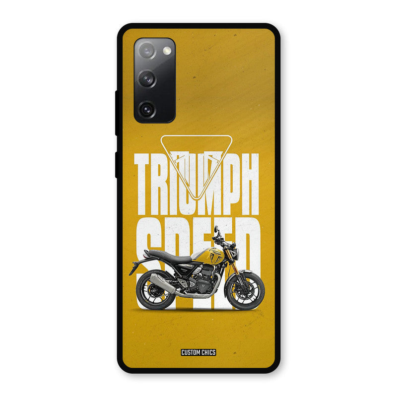Yellow Cruiser Samsung Galaxy S20 FE Mobile Back Cover - Car&Bike PrintShield Case