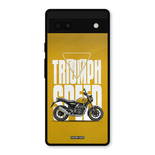 Yellow Cruiser Google Pixel 6a Mobile Back Cover - Car&Bike PrintShield Case